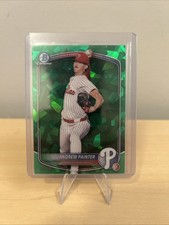 2025 Bowman - Chrome Prospects Andrew Painter #BCP-116 Green Refractor /99 (RC)
