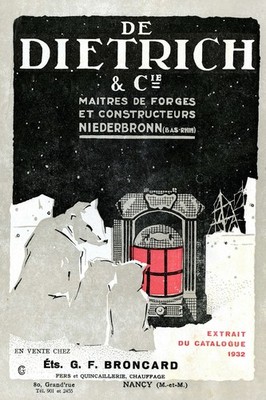  ️ De Dietrich (1932) Vintage Ad Poster - 24x36  - Premium   Art Print 200GSM