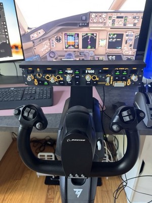 Winwing WinCtrl PAP 3 Boeing Panel mount for Thrustmaster TCA  Yoke (Mount Only)