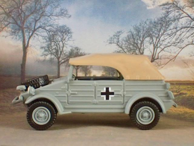 German 1940–1945 VW Volkswagen Kubelwagen Type 82 1/64 Scale