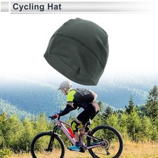 Cycling Hat Warm Breathable Dark Grey 8.07"x10.63" 1 Pcs