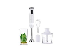 SILVERCREST Set frullatore a immersione frullatore a immersione tritatutto SSMS 600 E6 600W bianco 600Watt