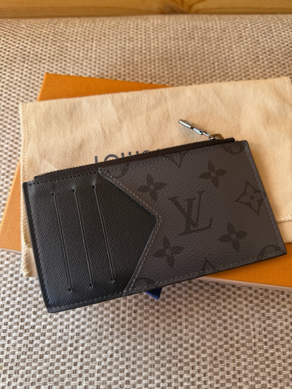 Louis Vuitton Monogram Reverse Coin Card Holder.
