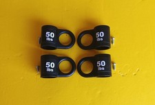 4X Bowflex 50LB Power Rod End Caps With Screws Brand New. FREE SHIPPING