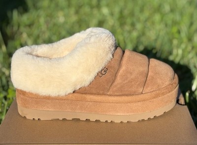 UGG Tazzlita Chestnut Tazz Platform Slippers Women s Shoes 1146390