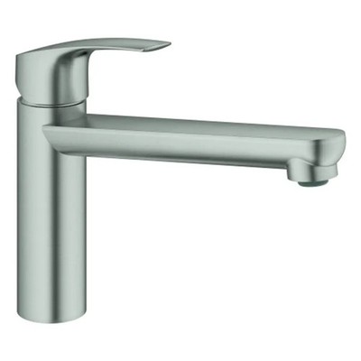 GROHE EH-SPT-Batterie Eurosmart 30463 mittelhoher Auslauf supersteel 30463DC0