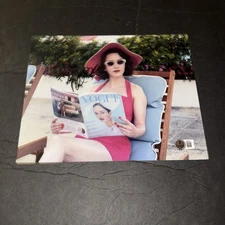Rachel Brosnahan Signed Marvelous Mrs Maisel Beach Bikini 8x10 Photo Beckett BAS