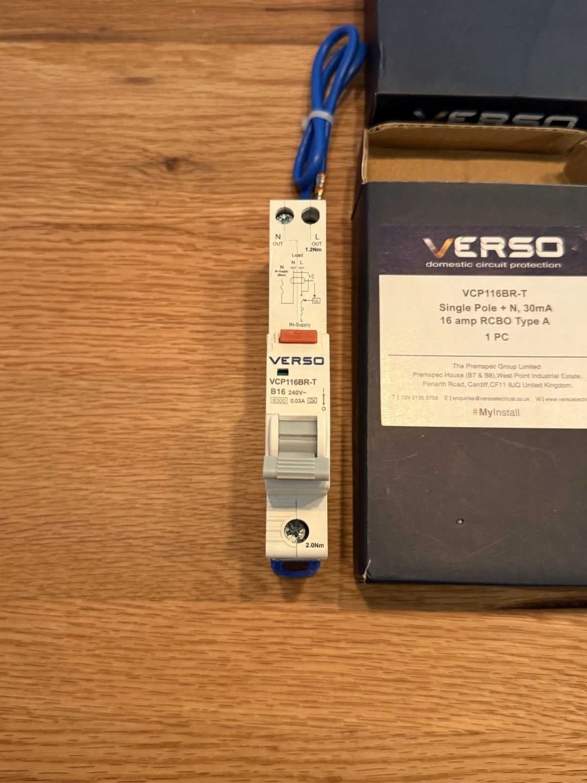 6x Verso RCBO 16A 6A & 32A B16 B6 B32 Circuit Breakers - Brand New Boxed 7