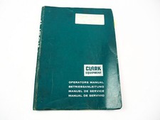 Genuine Clark TW33 Forklift 1500kg Owners Manual Owners Manual