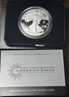 2025-W Proof 1oz Laser Engraved American Silver Eagle W/OGP + COA