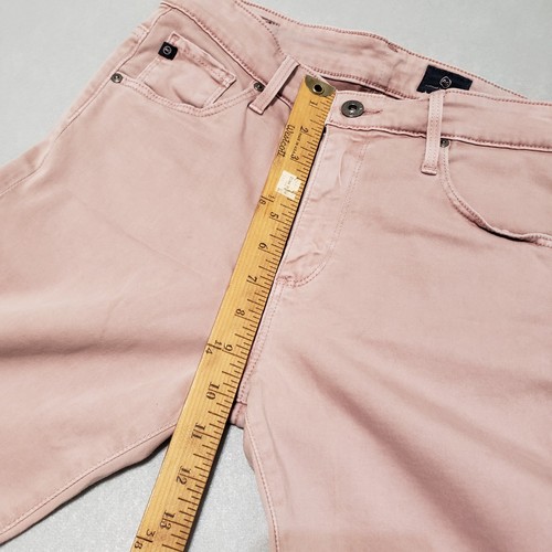 AG Adriano Goldschmied Women's Rare Pink The Farrah Skinny Ankle Pants Size 27R - Picture 7 of 18