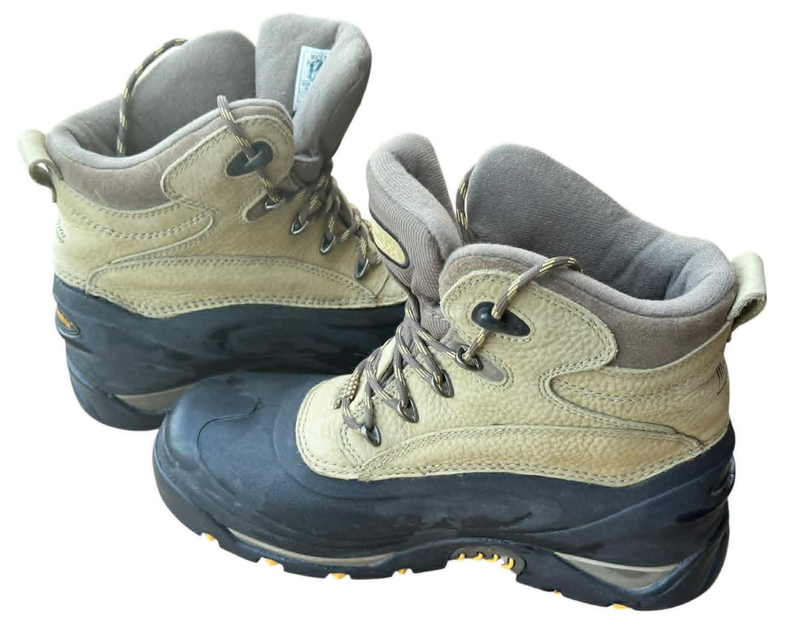 Columbia Bugaboot Waterproof Insulated Boots Mens 10 Hiking Winter Snow Brown
