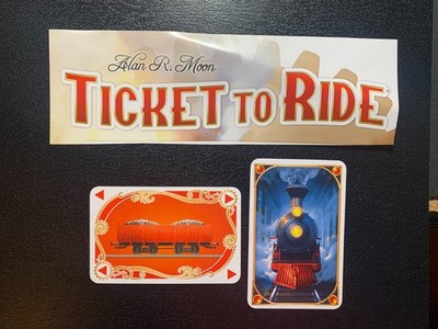 Ticket To Ride     RED TRAIN CARD   2025   DAYS OF WONDER    Replacement Card