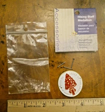 BOY SCOUTS #2229 ORDER OF THE ARROW HIKING STAFF MEDALLION, NEW WITH DEFECTS