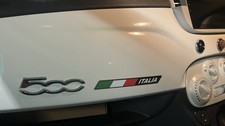 2 X Italy ITALIA Flag Sticker Decal Badge Fiat 500 Panda Tipo Doblo 150mm X 10cm