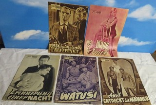 NEUES FILM PROGRAMM WIEN NFP 5 Kino Programme Zeit: ca. 1954 1962