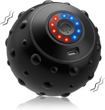Upgraded Vibrating Massage Ball with 5-Speed, LED Display, Rechargeable Massage
