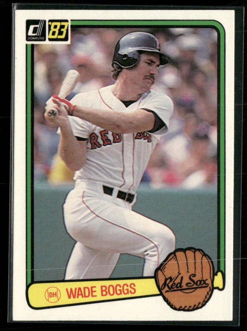 1983 Donruss Wade Boggs 586 Boston Red Sox RC