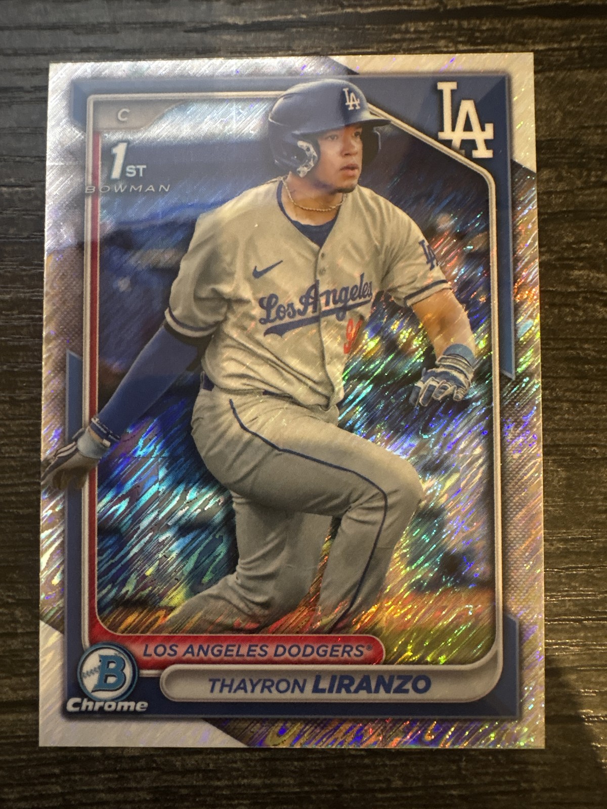 2024 Bowman Chrome - Prospects Shimmer Refractors #BCP-182 Thayron Liranzo