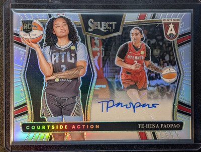 2025 Panini Select WNBA #CAS-THP Te-Hina Paopao Courtside Action Signatures