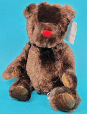New Dan Dee Collectors Choice Brown Teddy Bear w/ Red Nose 7" Plush Stuffed