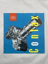 Original 1954 Vintage Zeiss Ikon Contax Camera Catalog Stuttgart West Germany