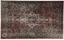 Drum N Base Vintage Persian Style Stage Rug - 4.26 x 3 foot Classic Worn