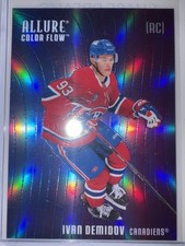 2025 UPPER DECK ALLURE #CF-22 IVAN DEMIDOV COLOR FLOW BLUE-PURPLE RC ROOKIE