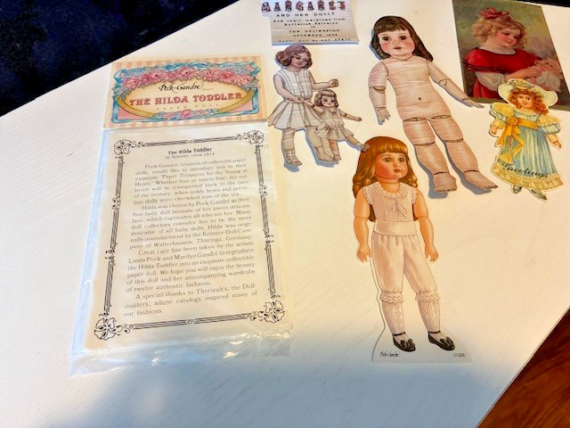 Paper dolls three sets Peck and Gandre plus