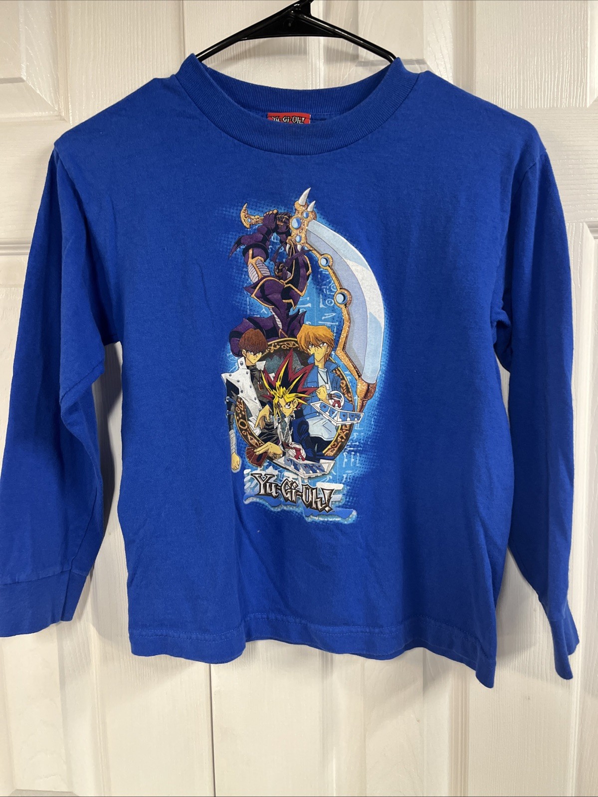 Boy’s/Kid’s Rare VTG 1996 Yu-Gi-Oh! Long Sleeve T-Shirt Size Small