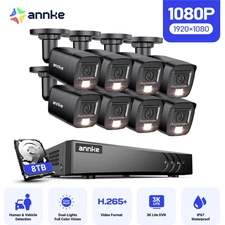 ANNKE H.265+ 3K Lite 8CH DVR 1080P CCTV Security Camera System Human Detection
