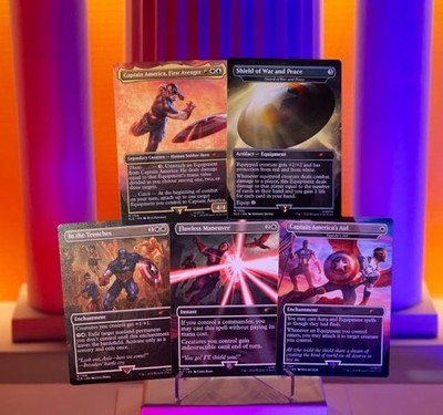 マジック：ザ・ギャザリング Secret Lair Marvel Captain America Foil Captain America FOIL Edition MtG Magic Marvel Secret Lair Sealed