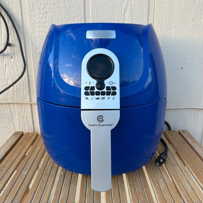 #ad #ad Cooks Essentials Blue 5.3qt. Digital Air Fryer 6 Presets Clean 1500W Model 15901 $84.00