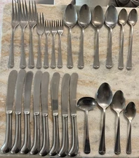 Spirit of America Stainless by Washington Forge Satin, Center Ridge 25pc set