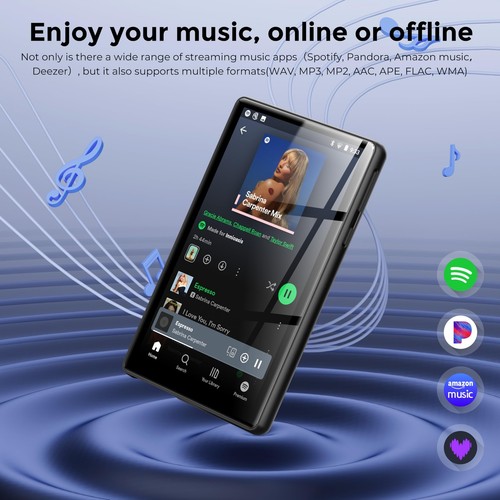 128GB MP3 Player with Bluetooth and WiFi,Music Video Player with Spotify Pand... - Picture 3 of 7