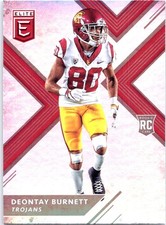 2018 Panini Elite Draft Picks #124 Deontay Burnett