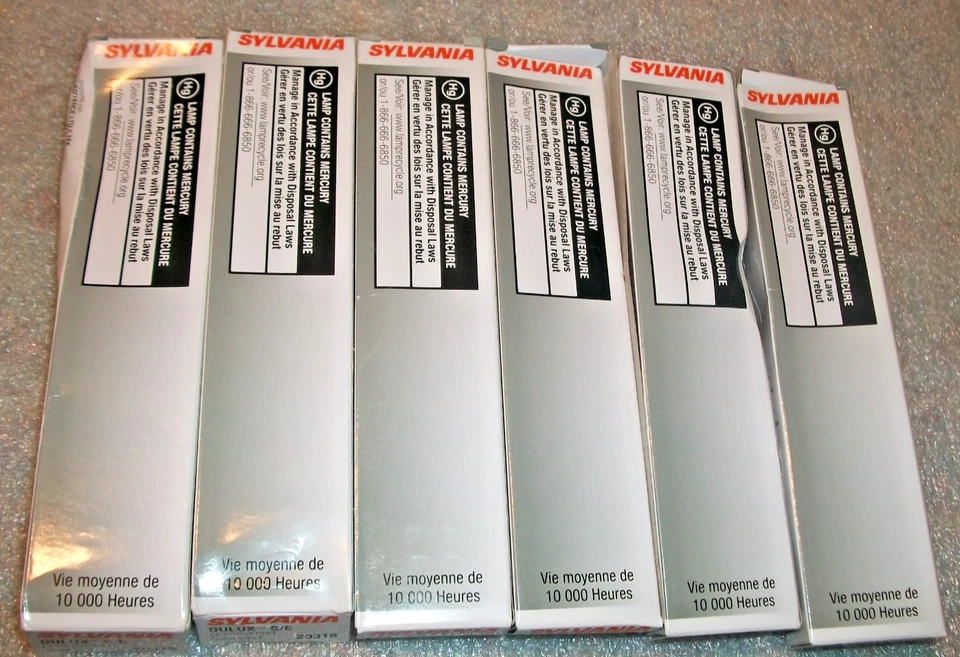 (6-Pack) Sylvania Delux S/E 13w Compact Fluorescent 20318 FREE SHIPPING (B203) - Image 2 of 2