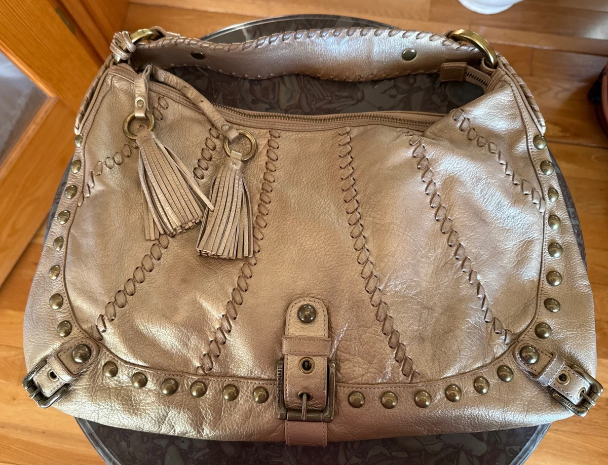 HOBO leather Beige Champagne Backpack bag purse Gold zipper Pockets Floral lined NEW COLLECTION‼️ The small C25 bag is absolutely stunning  main image 4