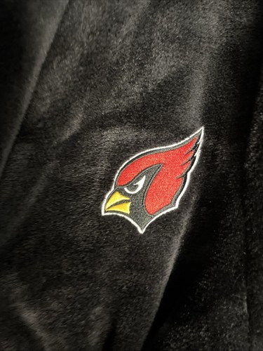 Arizona Cardinals Bathrobe (L/XL) Silk Touch Soft Fuzzy Fan Gear Belted Pockets - Picture 2 of 7