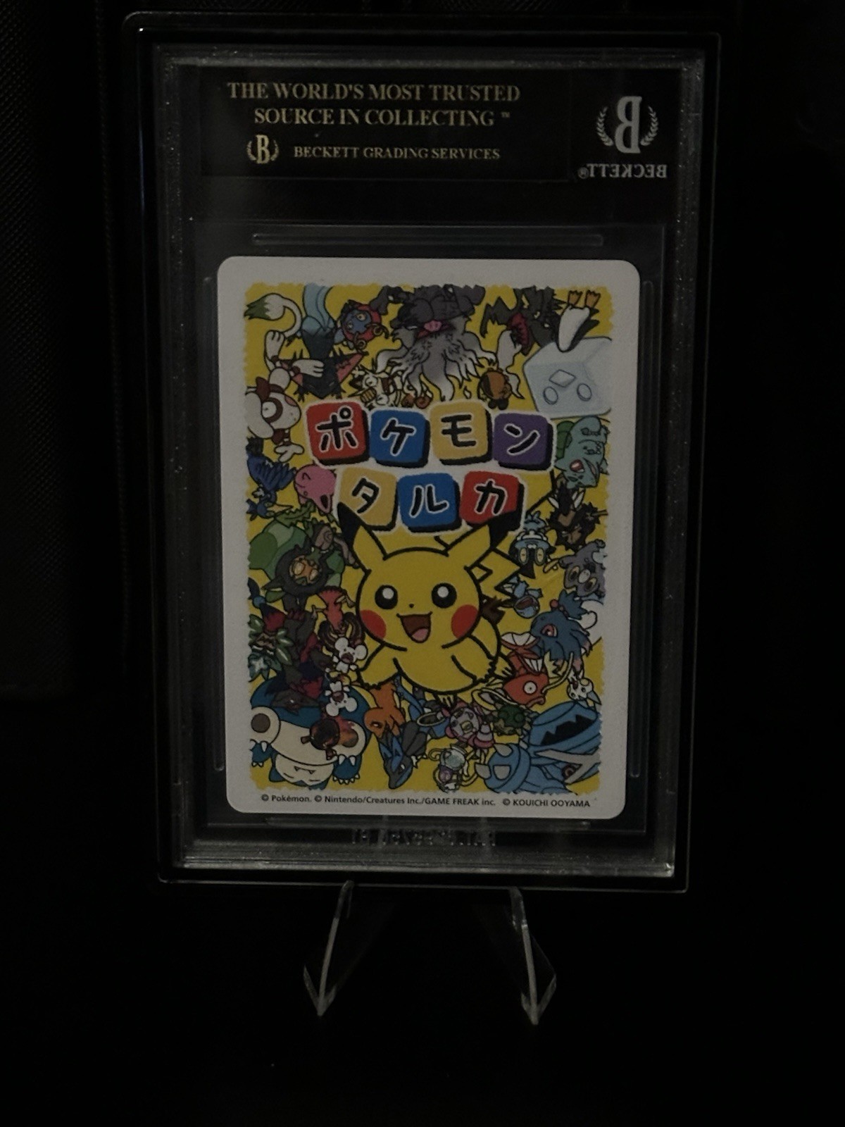 BLACK LABEL Pokemon Darkrai 2025 Taruka Japanese Beckett BGS 10 Pristine view 2
