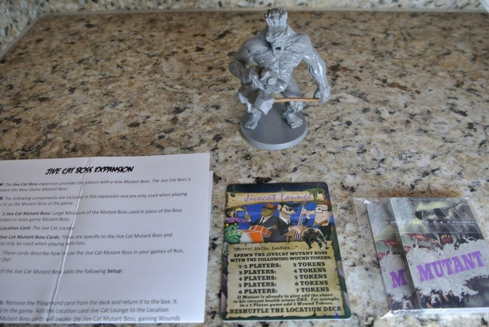 Jive Cat New RUN FIGHT OR DIE Kickstarter Exclusive JIVE CAT BOSS Figure Richard ...