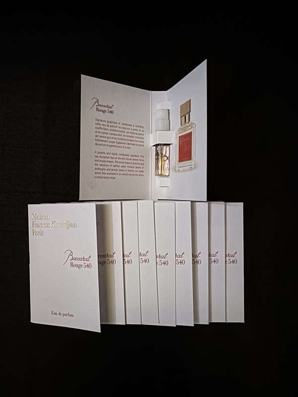 Maison Francis Kurkdjian Baccarat Rouge 540 EDP 10x1.5ml sample set