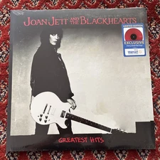 Joan Jett and the Blackhearts Greatest Hits Vinyl Record LP Cherry Bomb Red
