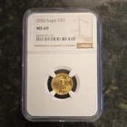 US Mint American Eagle 2026 G$5 Gold Coin MS 69 NGC Certified