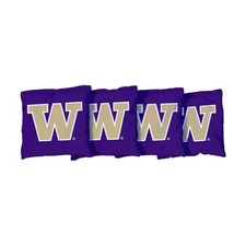 Cornhole Bags Washington Huskies Purple 6x6 ACA Regulation Officially Licensed