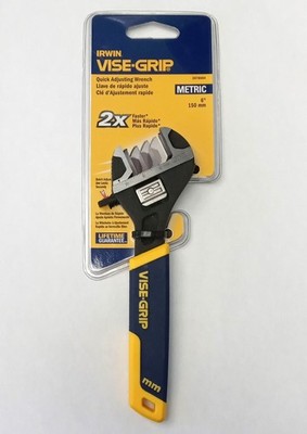 Irwin Vise-Grip 6'' Metric Quick Adjustable Wrench 2078604