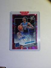 2023-24 Panini Donruss #273 - Rated Rookie- Leonard Miller Holo Pink Laser-AUTO 