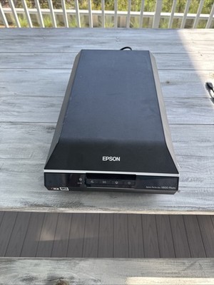 Epson Perfection V600 Flatbed Photo Film Negative Color Document Scanner + Trays