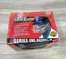 1994 Collector’s Choice Upper Deck Series 1 Sealed Box 2 Per Pack Signature Card