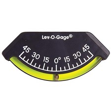 Inclinometer level gauge for off road vehicle truck rv or boat